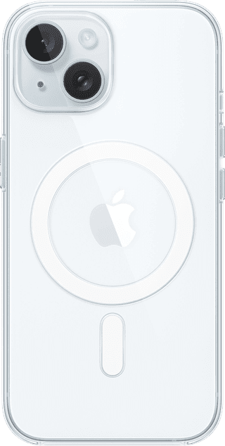 Apple iPhone 15 Back Cover with MagSafe Transparent