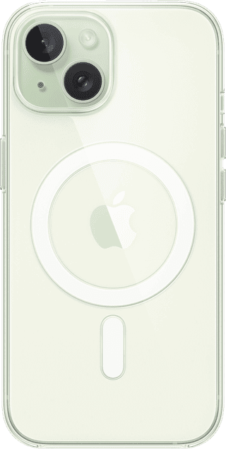 Apple iPhone 15 Back Cover with MagSafe Transparent