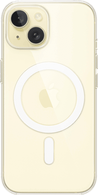 Apple iPhone 15 Back Cover with MagSafe Transparent