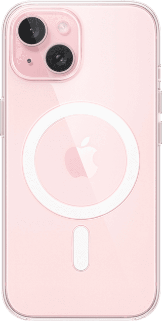 Apple iPhone 15 Back Cover with MagSafe Transparent