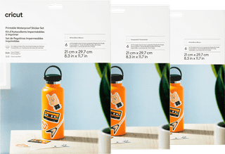 Cricut Sticker Paper and Water-resistant Sticker Set Multicolor A4 (30 Sheets)