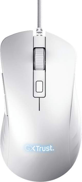 Trust GXT 924W Ybar+ Pro Gaming Mouse White