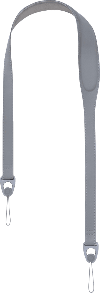 Urth Mantle Leren Draagriem Grijs