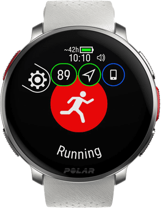 Polar Vantage V3 Silver/White