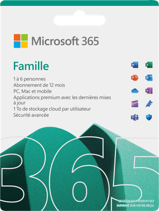 Microsoft Office 365 Family Subscription 1 Year FR