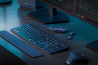 Logitech MX Keys S Plus Clavier avec Repose-poignet AZERTY - FR