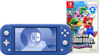 Nintendo Switch Blue + Super Mario Bros. Wonder