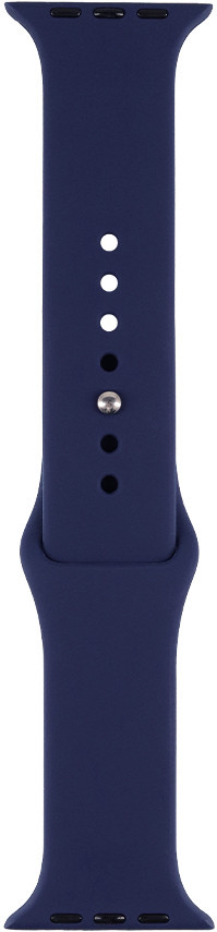 BlueBuilt Silicone Bracelet Bleu pour Apple Watch 44/45/46 mm