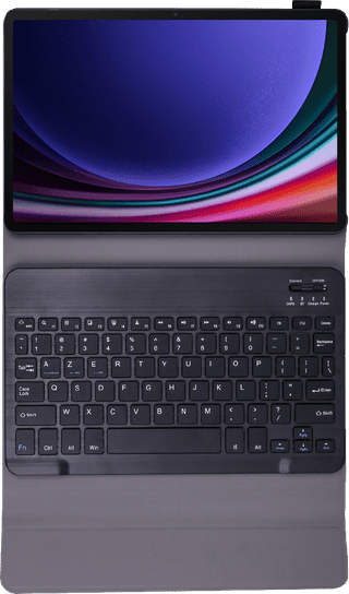 Just in Case Premium Samsung Galaxy Tab S9/S9 FE/S10 FE Étui Clavier AZERTY Noir