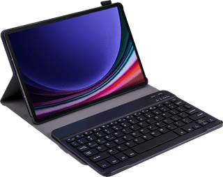 Just in Case Premium Samsung Galaxy Tab S9/S9 FE/S10 FE Toetsenbord Hoes AZERTY Zwart