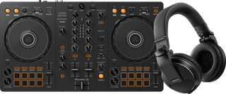 Pioneer DJ DDJ-FLX4 + Pioneer DJ HDJ-X5 Zwart
