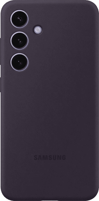 Samsung Galaxy S24 Silicone Back Cover Violet Foncé