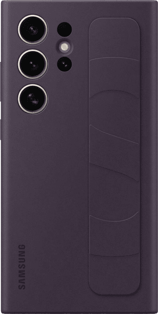 Samsung Galaxy S24 Ultra Standing Grip Back Cover Dark Purple