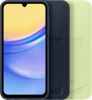 Samsung Galaxy A15 4G/5G Card Slot Back Cover Yellow