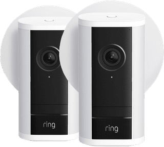 Ring Spotlight Camera Pro 2e Generatie Stekker Wit Duo Pack