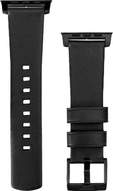 Nomad Apple Watch 44/45/46/49mm Leather Strap Black