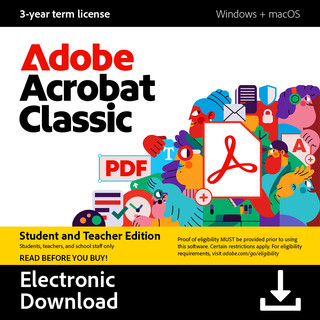 Adobe Acrobat Classic Student/Teacher 3 Years - Digital