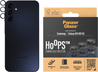 PanzerGlass Hoops Samsung Galaxy A15 4G/5G Camera Lens Protector Glass