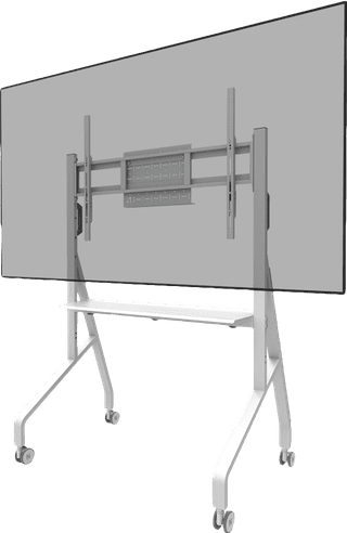 Neomounts MOVE Go FL50-525WH1 Support de Sol Motorisé Noir