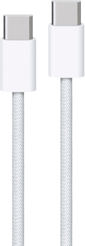 Apple Câble USB-C vers USB-C 1 m Matière Nylon Blanc Lot de 2