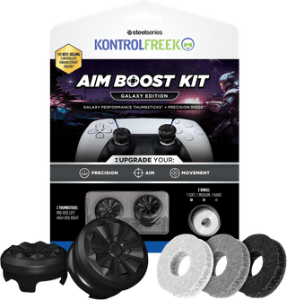 KontrolFreek Galaxy AimBoost Thumbsticks + Precision Rings Zwart PS5/PS4