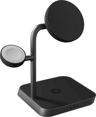 Zens 3-in-1 MagSafe and Qi2 Wireless Charger 15W with Stand and Watch Stand