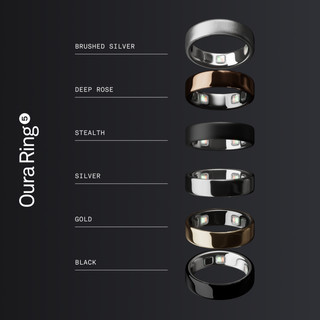 Oura Ring 5 Size 8 Black