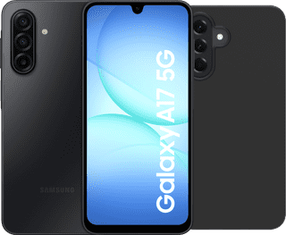 Samsung Galaxy A17 128GB Black 5G + BlueBuilt Back Cover Black