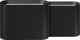 Philips Hue Dymera Wall Lamp - White and Color - Black 2-pack