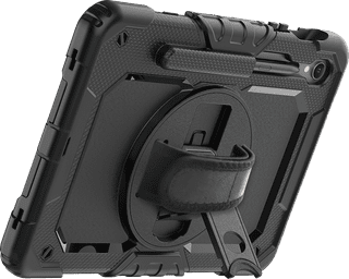 Just in Case Samsung Galaxy Tab S9/S9 FE/S10 FE/S10 Lite Rotating Back Cover Noir