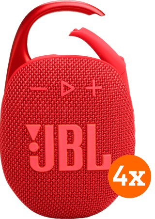 JBL Clip 5 Red 4-pack
