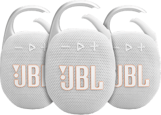 JBL Clip 5 Blanc Lot de 3