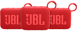 JBL Go 4 Rouge Lot de 3