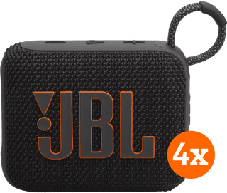 JBL Go 4 Zwart 4-pack