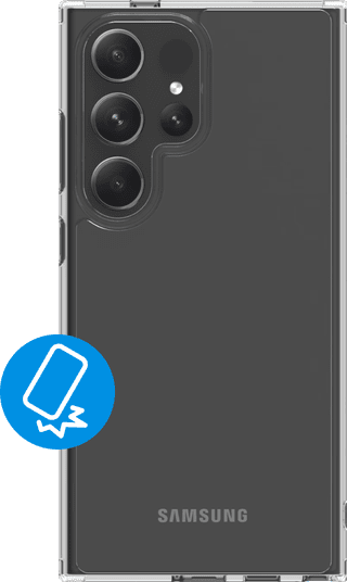 BlueBuilt Protective Back Cover Samsung Galaxy S24 Ultra Transparent