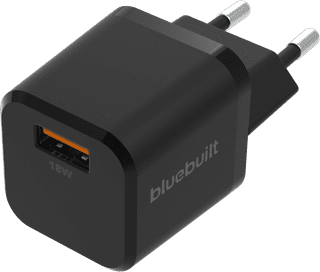 BlueBuilt Quick Charge Charger with USB-A Port 18W Black