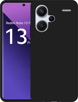 Just in Case Soft Design Xiaomi Redmi Note 13 Pro+ Back Cover Noir