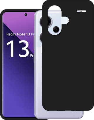 Just in Case Soft Design Xiaomi Redmi Note 13 Pro+ Back Cover Noir