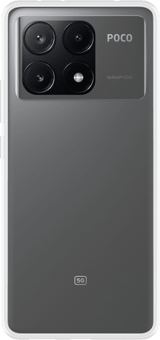 Just in Case Soft Design Xiaomi Poco X6 Pro Back Cover Transparent