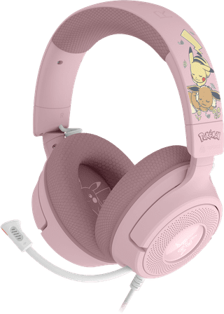 Razer Kraken V4 X Wired Gaming Headset - Pokémon Pikachu/Eevee Edition