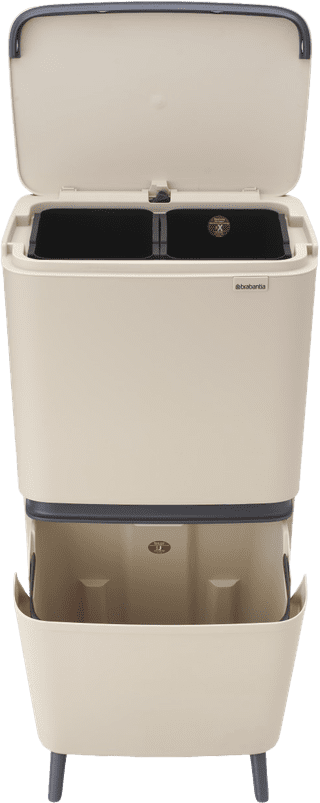 Brabantia SortUp Recycle Hi afvalemmer 25+10+10L Beige