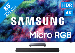 Samsung Micro RGB 85" R95H (2026) + Samsung HW-QS90H (2026)