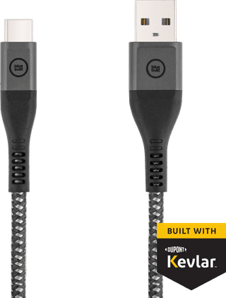 BlueBuilt Câble USB-A vers USB-C 1,5 m Kevlar® Noir