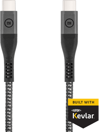 BlueBuilt Câble USB-C vers USB-C 1,5 m Kevlar Noir