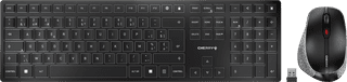 CHERRY DW 9500 SLIM Desktop Wireless Keyboard and Mouse Set AZERTY Black