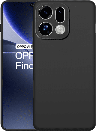 Just in Case Soft Design OPPO Find X9 Back Cover Black