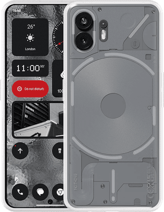 Just in Case Soft Design Nothing Phone (2) Back Cover Transparent