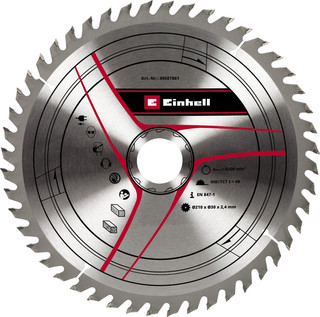 Einhell HM TCT Lame de Scie 210x30x2,4 mm 48 T