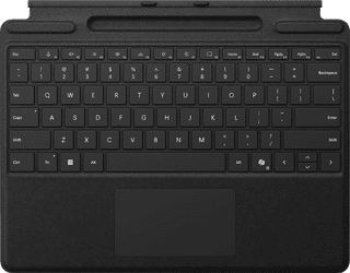 Microsoft Surface Pro 13 Pouces Type Cover avec Emplacement de Stockage pour Stylet Noir AZERTY