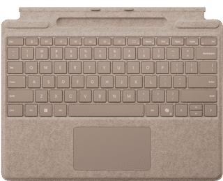 Microsoft Surface Pro 13 Pouces Type Cover avec Emplacement de Stockage pour Stylet Dune AZERTY